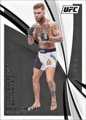 Cody Garbrandt 2021 Panini Immaculate UFC Base #61 Platinum