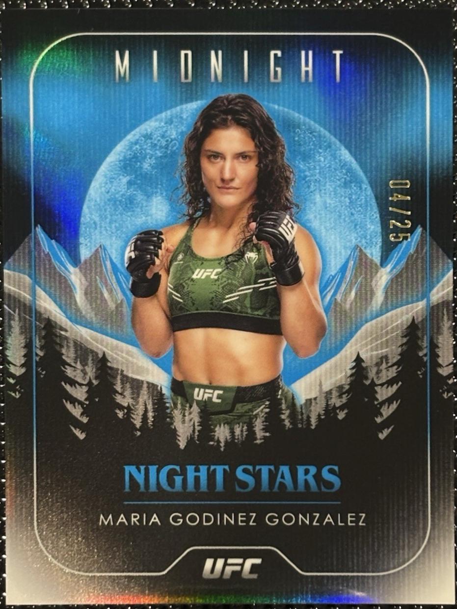 Maria Godinez Gonzalez 2024 Topps Midnight UFC Night Stars #NS-23 Moonrise