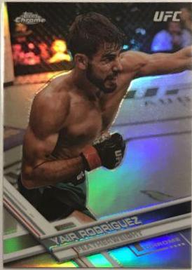 Yair Rodríguez 2017 Topps Chrome UFC Base #91 Refractor