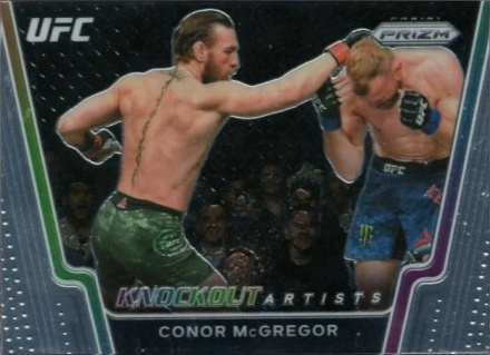 Conor McGregor 2021 Panini Prizm UFC Knockout Artists #16 Gold