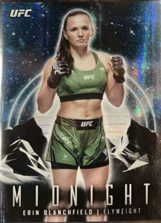 Erin Blanchfield 2024 Topps Midnight UFC Base #17 Moon Beam