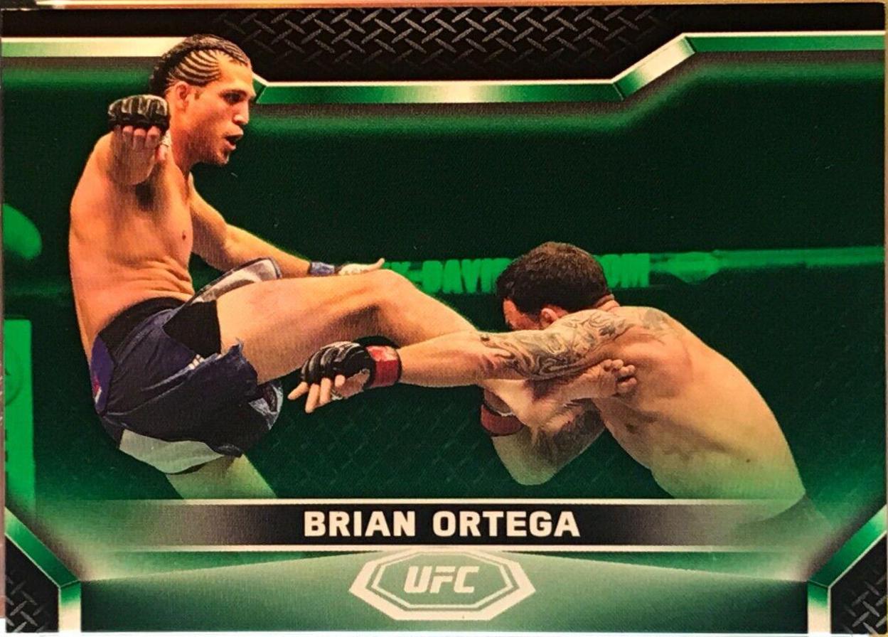 Brian Ortega 2020 Topps UFC Knockout Base #81 Green