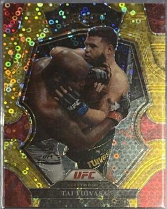 Tai Tuivasa 2023 Panini Select UFC Octagonside #257 Gold Disco