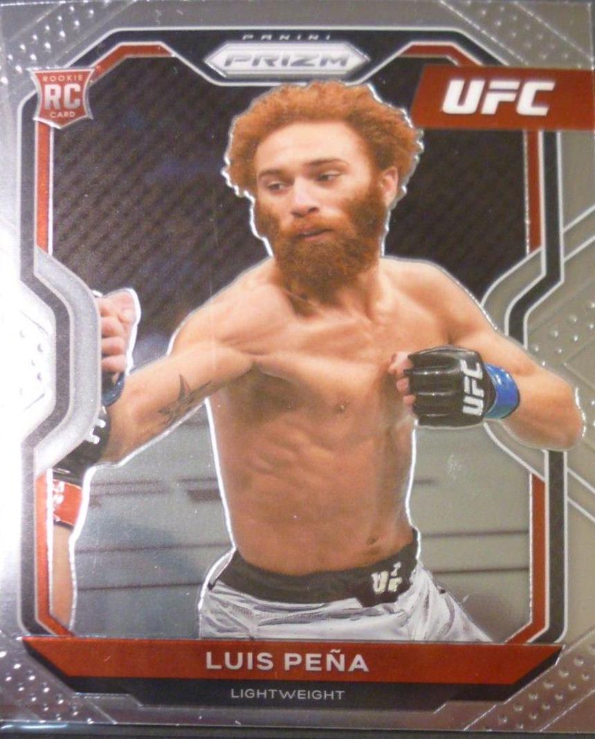 Luis Pena 2021 Panini Prizm UFC Base #27 Green