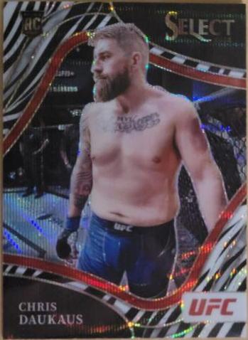 Chris Daukaus 2022 Panini Select UFC Octagonside #222 Zebra