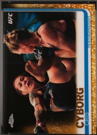 Cris Justino 2019 Topps Chrome UFC Base #69 Gold
