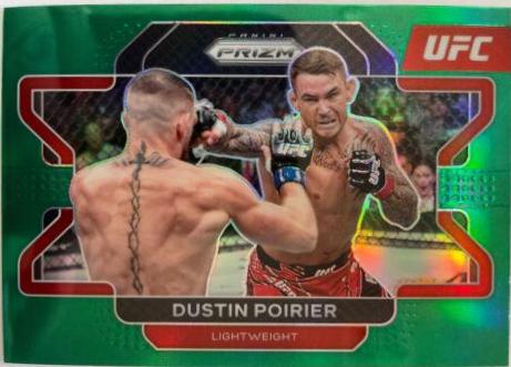 Dustin Poirier 2022 Panini Prizm UFC Base #21 Green