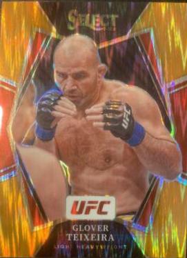 Glover Teixeira 2022 Panini Select UFC Premier Level #113 Orange Flash