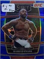 Rashad Evans 2022 Panini Select UFC Concourse #52 Blue Prizm