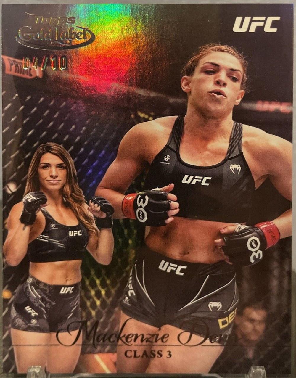 Mackenzie Dern 2024 Topps Gold Label UFC Base Class III #55 Black
