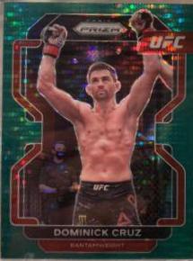 Dominick Cruz 2022 Panini Prizm UFC Base #103 Green Pulsar