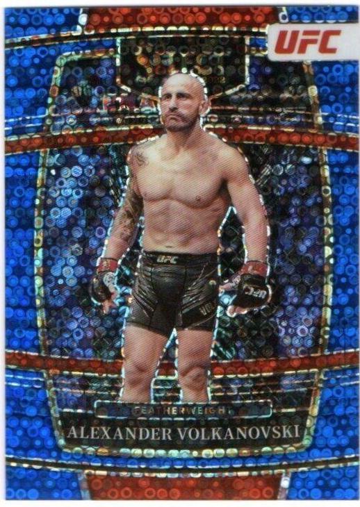 Alexander Volkanovski 2022 Panini Select UFC Octagonside #219 Blue Disco