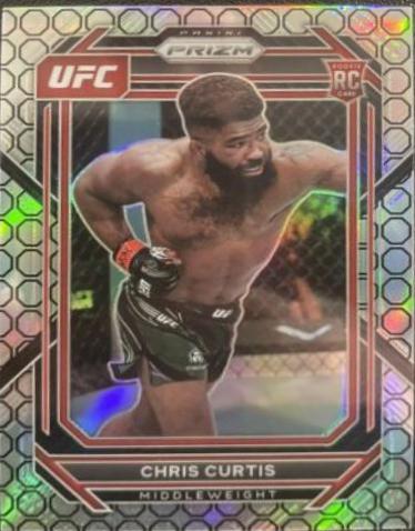 Chris Curtis 2023 Panini Prizm UFC Base #105 Octagon