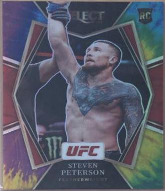 Steven Peterson 2022 Panini Select UFC Premier Level #119 Tie Dye
