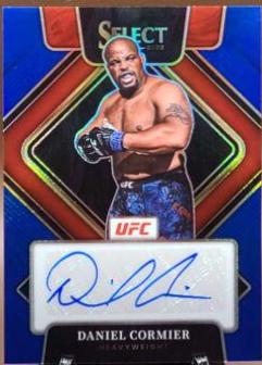 Daniel Cormier 2022 Panini Select UFC Signatures #37 Gold Flash