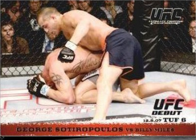 George Sotiropoulos / Billy Miles 2009 Topps UFC Round 1 Base #76 Red