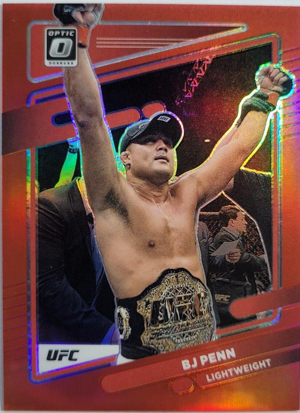 BJ Penn 2022 Panini Donruss Optic UFC Base #37 Red