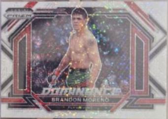 Brandon Moreno 2023 Panini Prizm UFC Dominance #10 White Sparkle