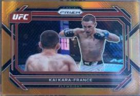 Kai Kara-France 2023 Panini Prizm UFC Base #15 Orange