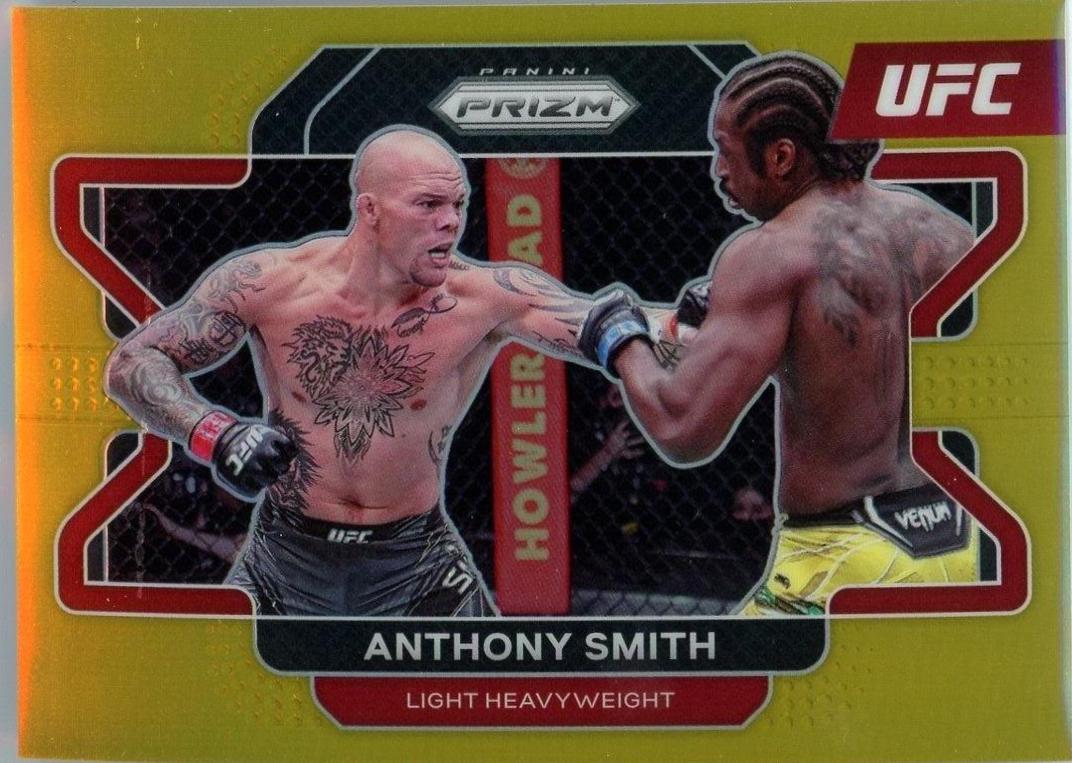 Anthony Smith 2022 Panini Prizm UFC Base #85 Gold