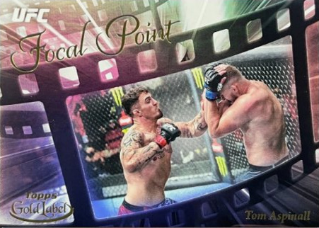 Tom Aspinall 2024 Topps Gold Label UFC Focal Point #FP-24 Black