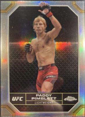 Paddy Pimblett 2024 Topps Chrome UFC Base #151 Refractor