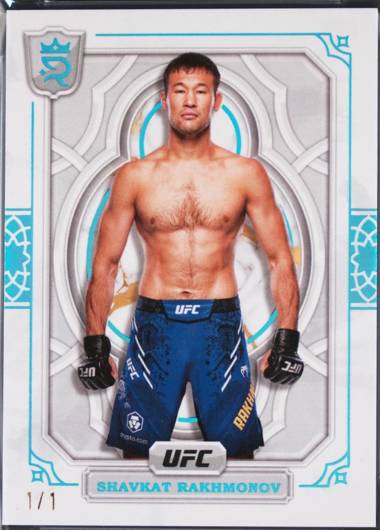 Shavkat Rakhmonov 2024 Topps Royalty UFC Base #56 Platinum