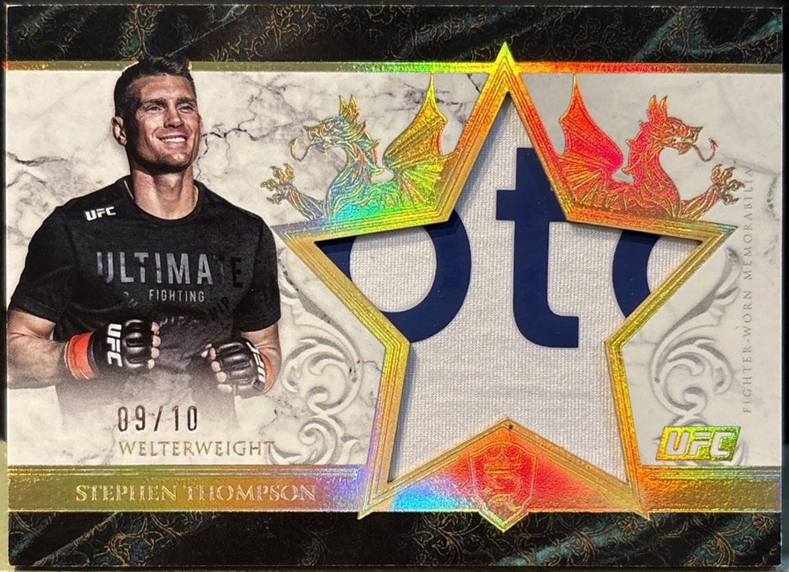Stephen Thompson 2025 Topps Royalty UFC Star Relics #SR-ST Gold
