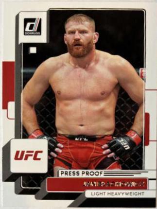 Jan Błachowicz 2023 Panini Donruss UFC Base #162 Press Proof Silver