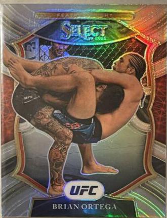 Brian Ortega 2021 Panini Select UFC Concourse #8 Silver