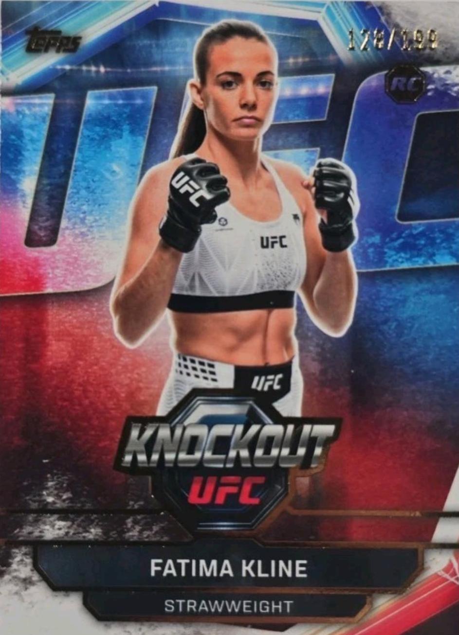 Fatima Kline 2026 Topps Knockout UFC Base #100 Gold