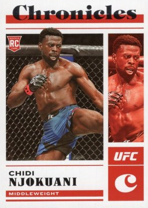 Chidi Njokuani 2023 Panini Chronicles UFC Base Chronicles #86 Red