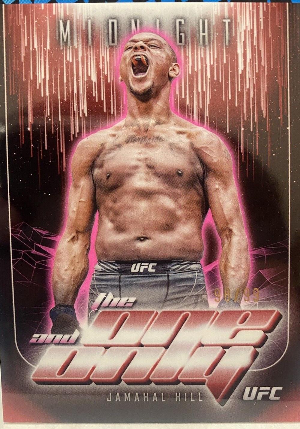 Jamahal Hill 2024 Topps Midnight UFC The One and Only #TO-2 Moonrise