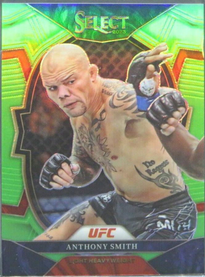 Anthony Smith 2023 Panini Select UFC Concourse #10 Neon Green