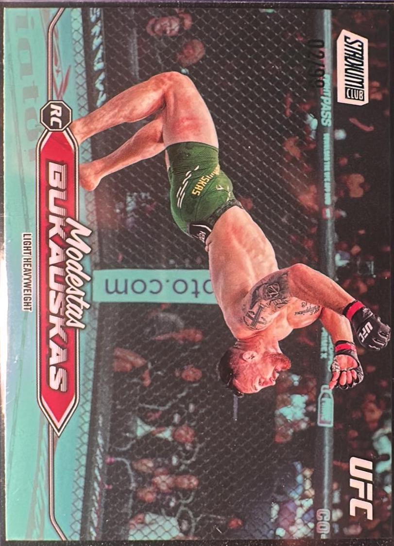 Modestas Bukauskas 2025 Topps Stadium Club UFC Base #35 Turquoise