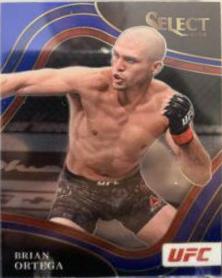 Brian Ortega 2022 Panini Select UFC Octagonside #255 Blue Prizm