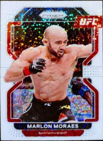 Marlon Moraes 2022 Panini Prizm UFC Base #148 White Sparkle