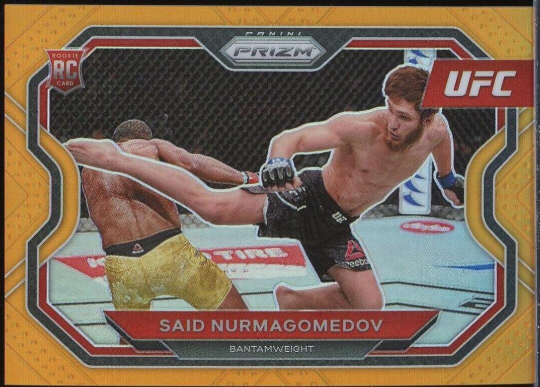 Said Nurmagomedov 2021 Panini Prizm UFC Base #137 Orange