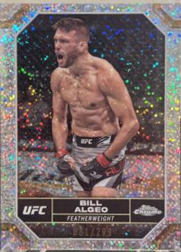 Bill Algeo 2024 Topps Chrome UFC Base #27 Speckle Refractor