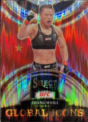 Zhang Weili 2023 Panini Select UFC Global Icons #3 Silver
