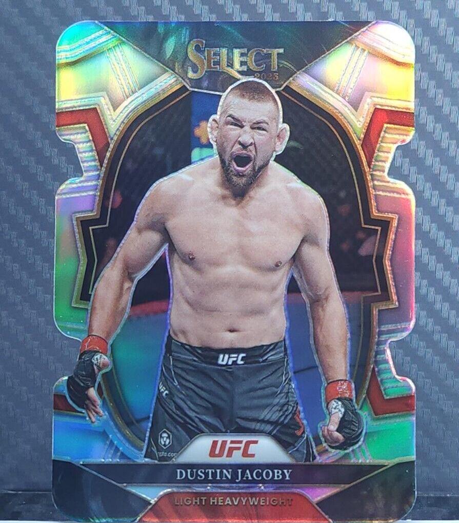 Dustin Jacoby 2023 Panini Select UFC Concourse #4 Silver Die Cut