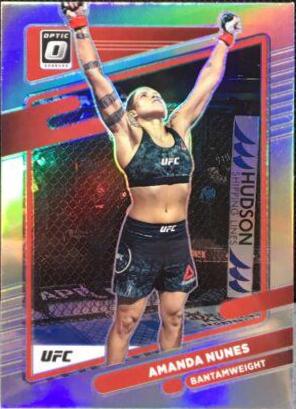 Amanda Nunes 2022 Panini Donruss Optic UFC Base #15 Holo