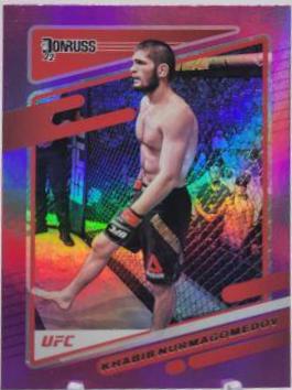 Khabib Nurmagomedov 2022 Panini Donruss UFC Base #4 Purple Flood