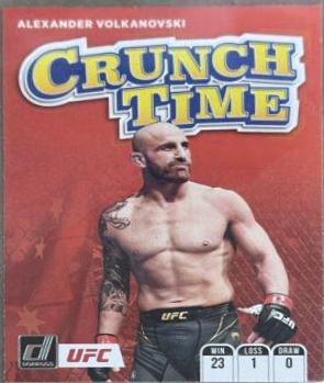 Alexander Volkanovski 2022 Panini Donruss UFC Crunch Time #13 Orange