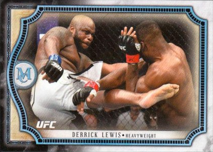 Derrick Lewis 2018 Topps UFC Museum Collection Base #9 Ruby