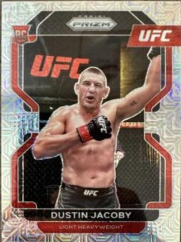 Dustin Jacoby 2022 Panini Prizm UFC Base #123 Mojo