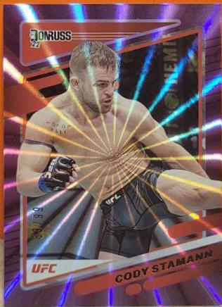 Cody Stamann 2022 Panini Donruss UFC Base #109 Purple Laser