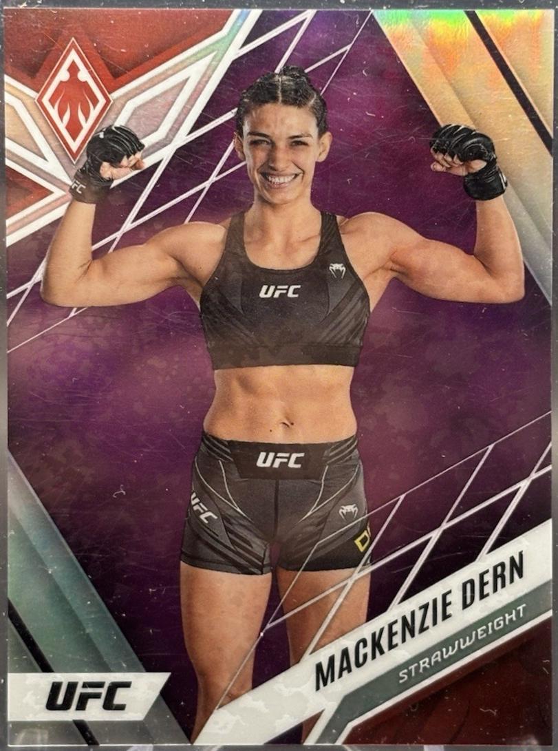 Mackenzie Dern 2023 Panini Chronicles UFC Base Phoenix #303 Purple