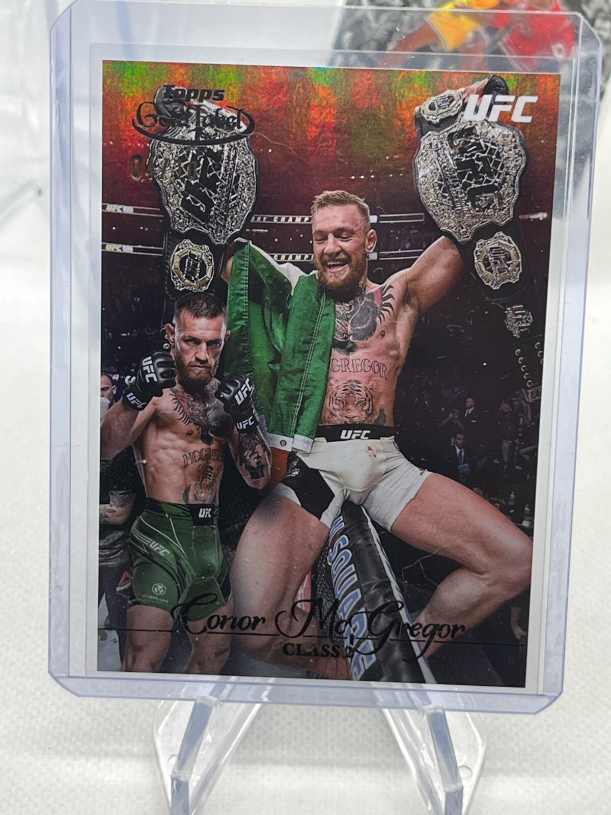 Conor McGregor 2024 Topps Gold Label UFC Base Class III #53 Gold