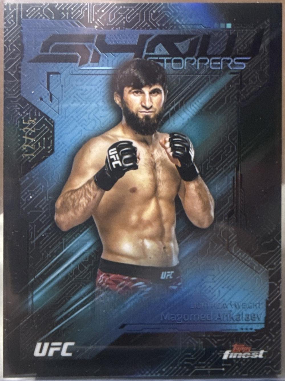 Magomed Ankalaev 2025 Topps Finest UFC Showstoppers #SS-19 Black Refractor